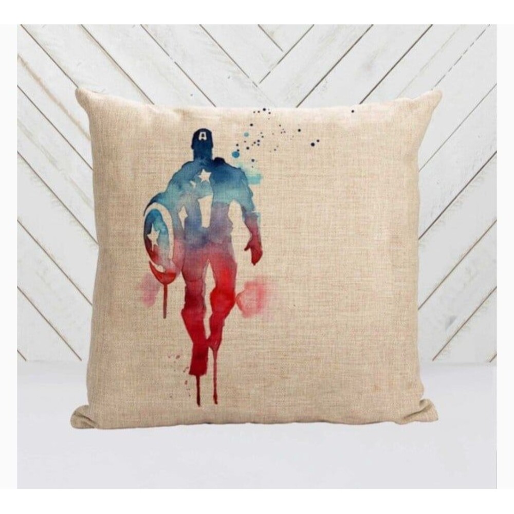 Captain America Throw Pillow Case
